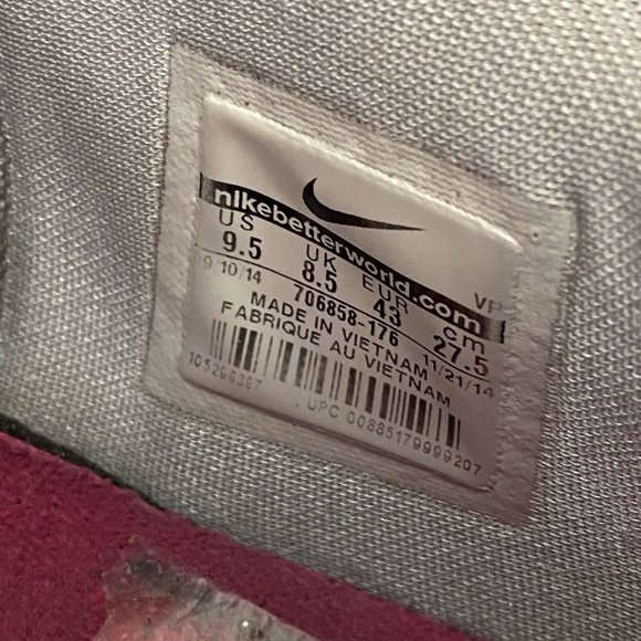 NIKE KD PREMIUM AUNT PEARL MEN US 9.5‎ BASKETBALL SHOES BREAST CANCER 706858-176 - Picture 15 of 15